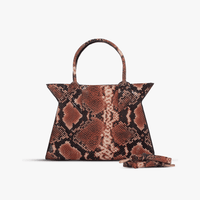 Nea Mini Moka Piton - tote bag vegana Anema texture pitone - immagine 1