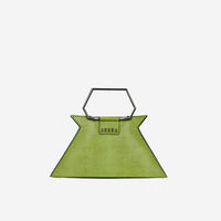 Sibilla Verde Pitone - borsa vegana Anema texture pitone - immagine 1